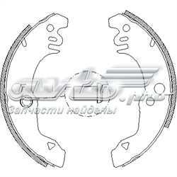 Купити 1556044 Ford Колодки гальмові задні, барабанні