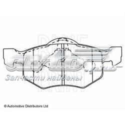 Передні тормозні колодки ADM54273 Blue Print