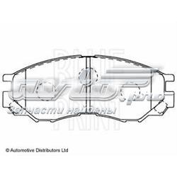 Тормозні колодки Blue Print ADC44257