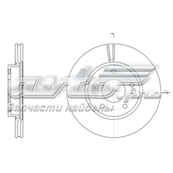 Диск переднього гальма Remsa 6150710 ціна, від 38.77 USD