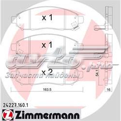 Передні тормозні колодки 242271601 Zimmermann