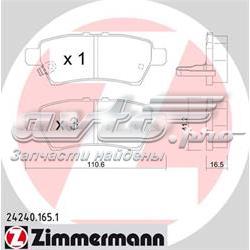Задні гальмівні колодки Zimmermann 242401651 ціна, від 16.27 USD