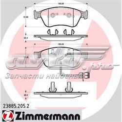 Купити 238852052 Zimmermann Колодки гальмівні передні, дискові