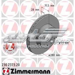230237320 Zimmermann диск гальмівний передній