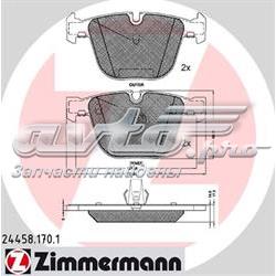 Купити 244581701 Zimmermann Задні колодки