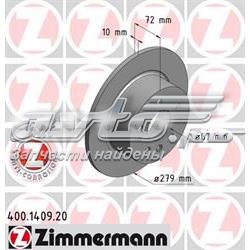 Диск гальмівний задній Zimmermann 400140920