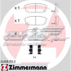 240581552 Zimmermann Колодки гальмівні задні, дискові