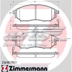 Гальмівні колодки Zimmermann 236981701 ціна, від 38.49 USD