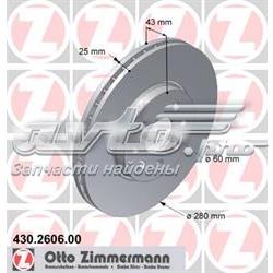 Гальмівні диски передні 430260600 Zimmermann