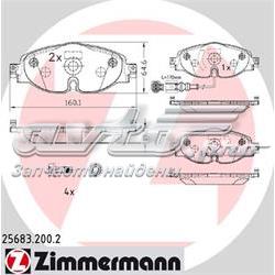 Гальмівні колодки Zimmermann 256832002 ціна, від 52.37 USD