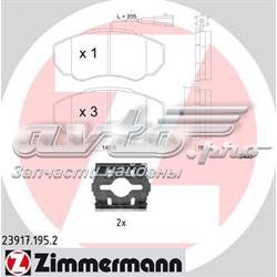 239171952 Zimmermann колодки гальмівні передні, дискові