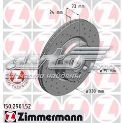 Диск переднього гальма Zimmermann 150290152 ціна, від 80.85 USD
