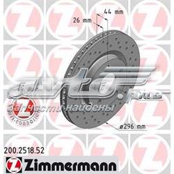 Диск гальмівний передній Zimmermann 200251852