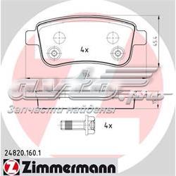 Задні дискові колодки Zimmermann 248201601