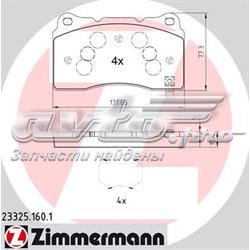 Купити 233251601 Zimmermann Колодки гальмівні передні, дискові