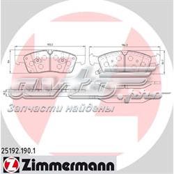 Передні тормозні колодки 251921901 Zimmermann
