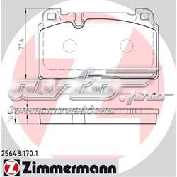 Передні тормозні колодки 256431701 Zimmermann