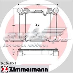 Купити 245241951 Zimmermann Колодки гальмівні передні, дискові