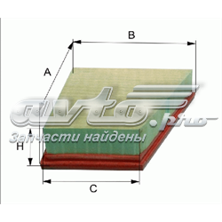 фільтр повітряний wa6167 фільтр повітряний wa6167