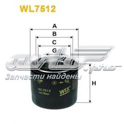 WL7512 WIX фільтр масляний