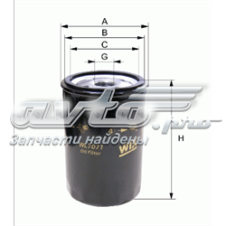 фільтр масляний WL7071 фільтр масляний WL7071