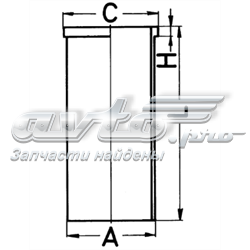 Гільза поршнева Volkswagen LT 28-46 2 (2DX0AE) (Фольцваген LT)