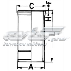 Гільза поршнева 89878110 Kolbenschmidt