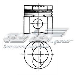 Поршень в зборі Federal Mogul 8728590040 ціна, від 160.23 USD