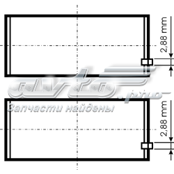 Шатунні вклалиші колінвала STD Mahle Original 209PL20206000 ціна, від 18.35 USD