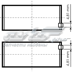 209PL20646000 Mahle Original Підшипник шатуна