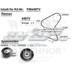 F904487V Flennor Ремінь ГРМ, комплект