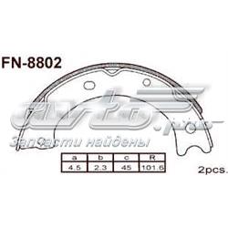 Колодки ручника/стоянкового гальма FN8802 Nibk