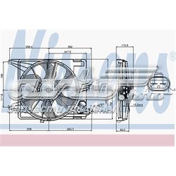 Вентилятор радіатора Nissens 85708 ціна, від 89.27 USD