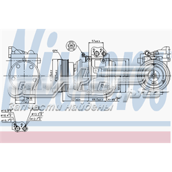 89153 Nissens Компресор холодоагенту