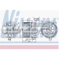 Вентилятора пічки 87043 Nissens