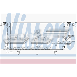 Конденсатор кондиціонера Nissens 940399 ціна, від 96.47 USD