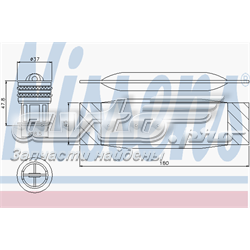 Ресивер-осушувач кондиціонера 95490 Nissens