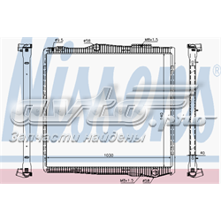 Радіатор основний Nissens 67290 ціна, від 593.77 USD