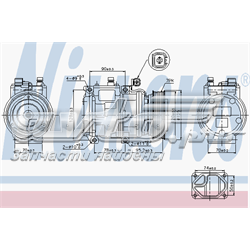 89186 Nissens Компресор холодоагенту