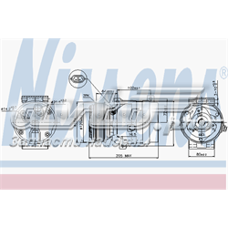 Купити 89435 Nissens Компресор кліматичної установки