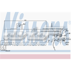 Ресивер-осушувач кондиціонера Nissens 95497 ціна, від 1512.22 UAH