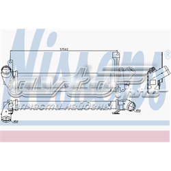 Купити 96563 Nissens Радіатор интеркуллера