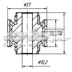 Сайлентблок цапфи задньої MG1807 Metgum