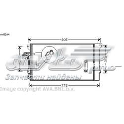 радіатор кондиціонера VW5244 радіатор кондиціонера VW5244