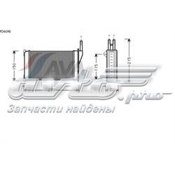 радіатор пічки (обігрівача) FD6098 радіатор пічки (обігрівача) FD6098