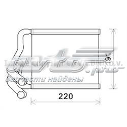 Радіатор пічки (обігрівача) Polcar 40C1N81 ціна, від 40.45 USD