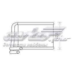 Радіатор пічки (обігрівача) Mando DC971382P000 ціна, від 54.51 USD