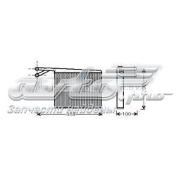 Радіатор пічки (обігрівача) AVA MSA6372 ціна, від 41.73 USD