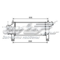 Радіатор интеркуллера DNA4339 AVA