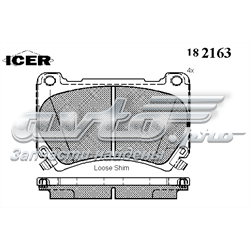 Тормозні колодки Icer 182163